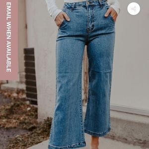 Black Label Wide Leg Jeans